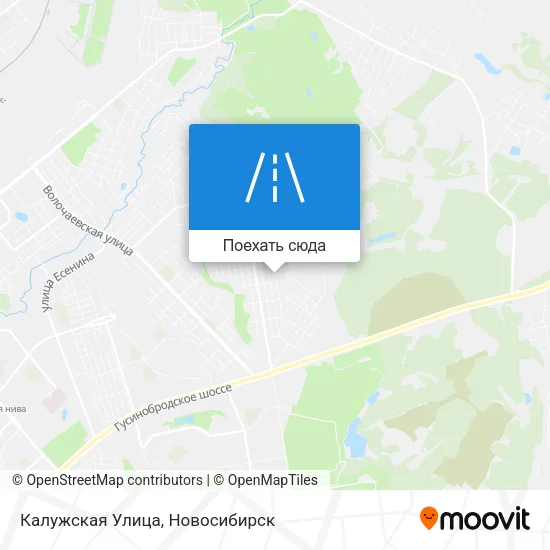 Карта Калужская Улица