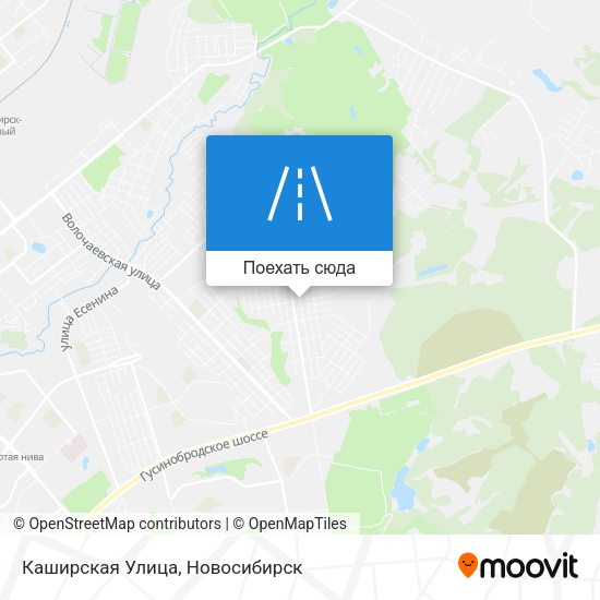 Карта Каширская Улица