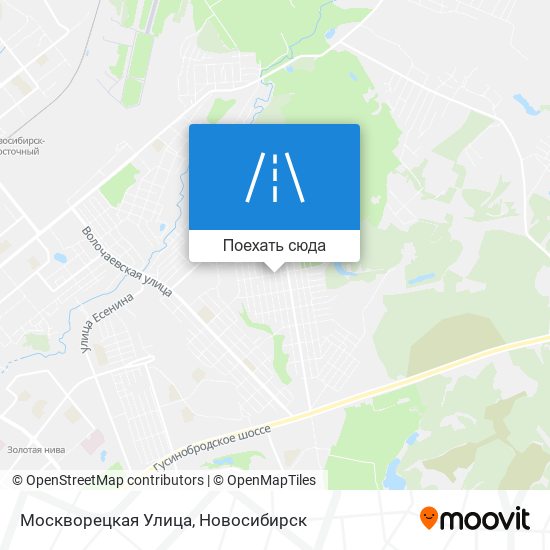 Карта Москворецкая Улица