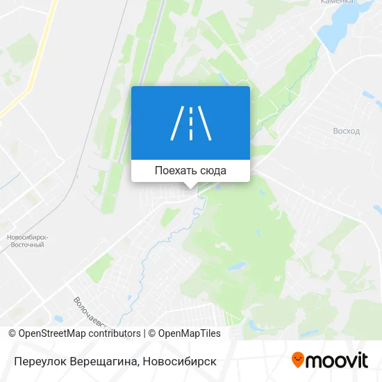 Карта Переулок Верещагина