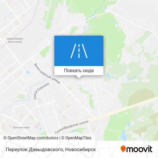Карта Переулок Давыдовского