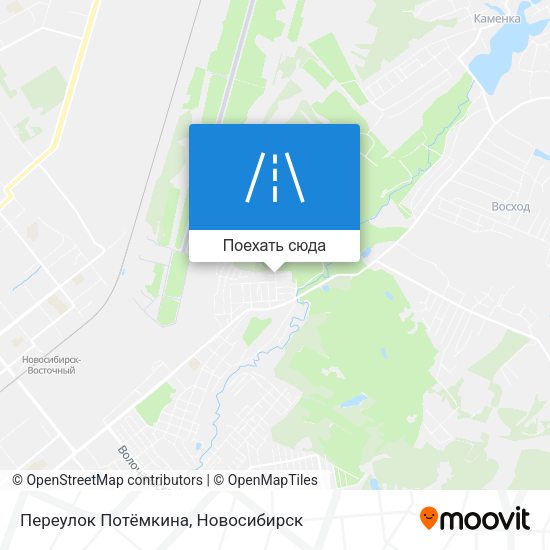 Карта Переулок Потёмкина