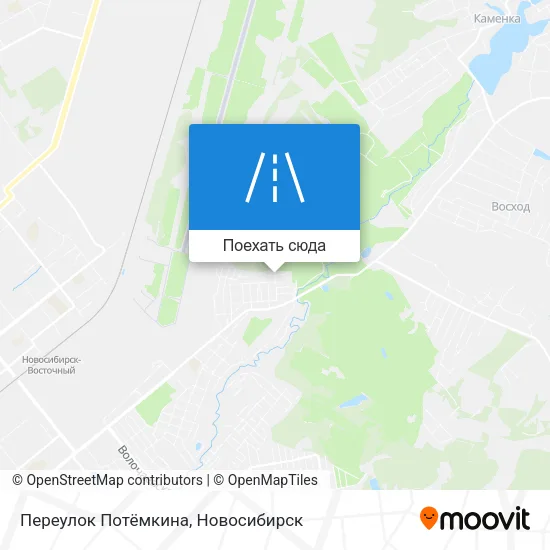 Карта Переулок Потёмкина