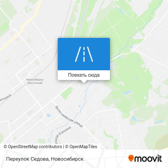 Карта Переулок Седова
