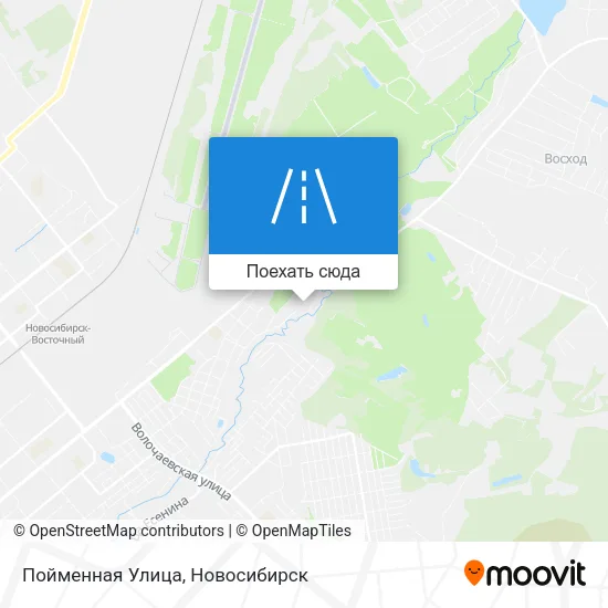 Карта Пойменная Улица