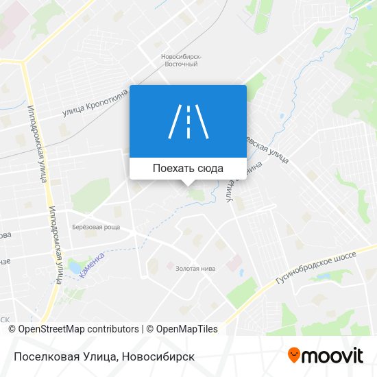 Карта Поселковая Улица