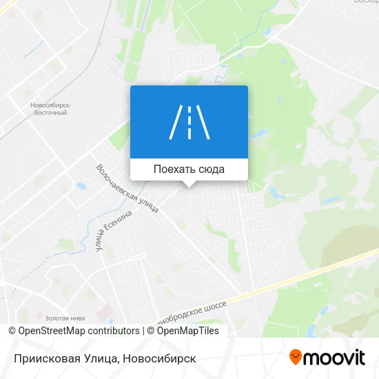 Карта Приисковая Улица
