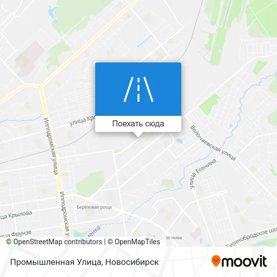 Карта Промышленная Улица