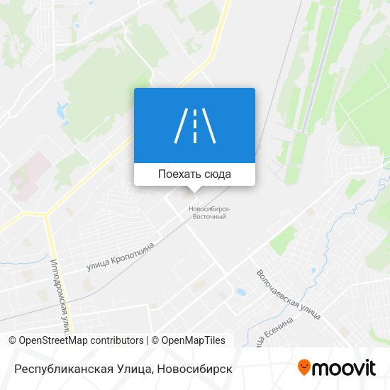 Карта Республиканская Улица