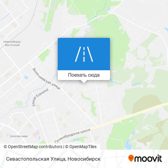 Карта Севастопольская Улица