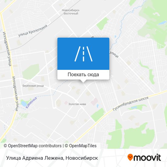 Карта Улица Адриена Лежена