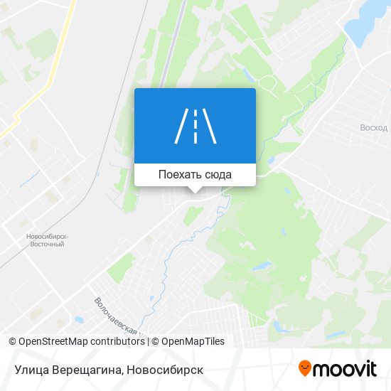 Карта Улица Верещагина