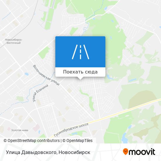 Карта Улица Давыдовского
