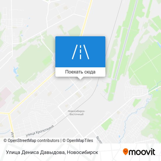 Карта Улица Дениса Давыдова
