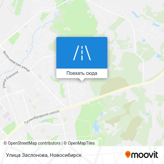 Карта Улица Заслонова