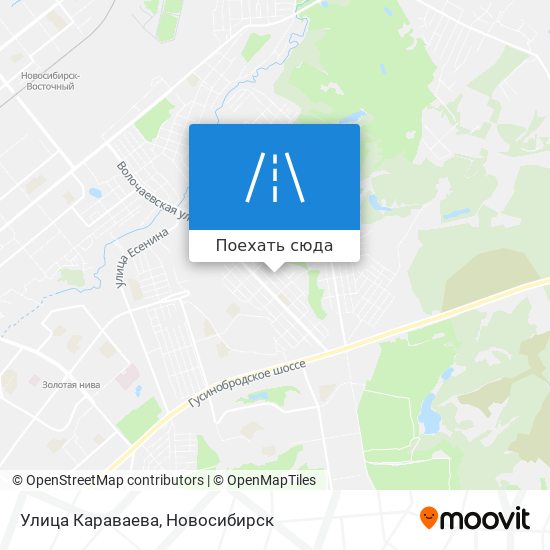 Карта Улица Караваева