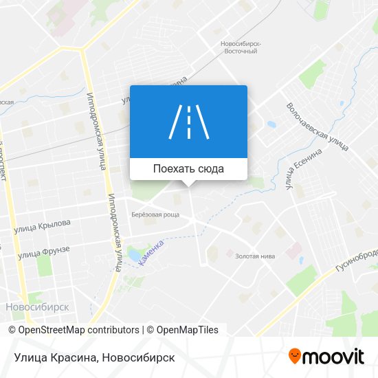 Карта Улица Красина