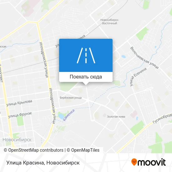Карта Улица Красина
