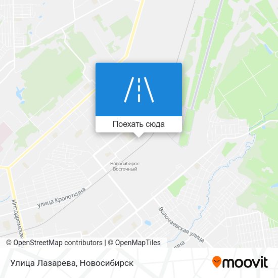 Карта Улица Лазарева