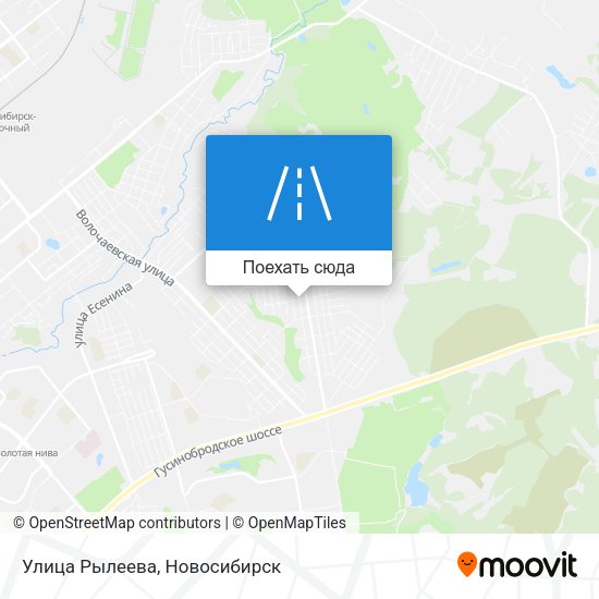 Карта Улица Рылеева