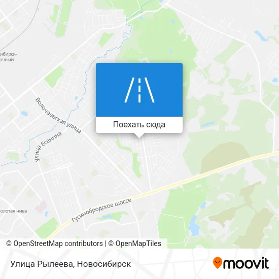 Карта Улица Рылеева