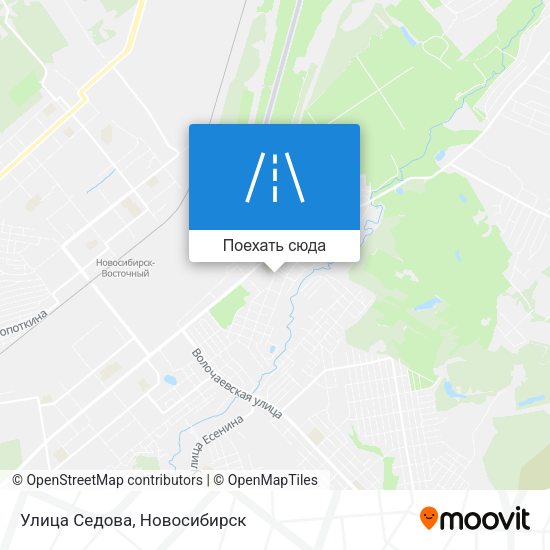 Карта Улица Седова