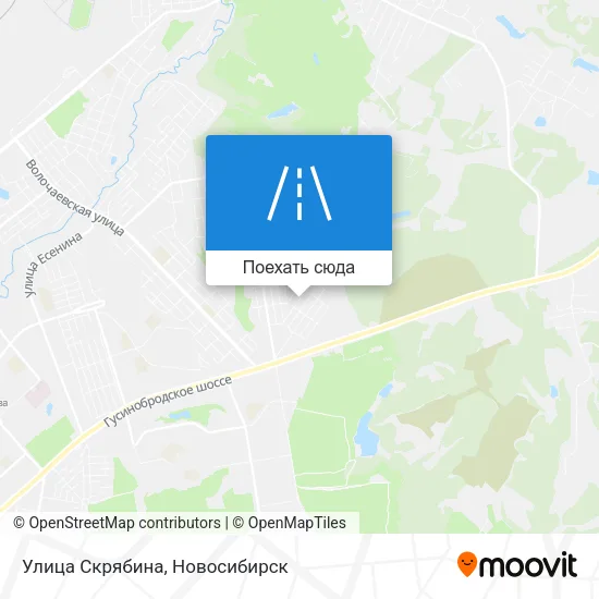 Карта Улица Скрябина