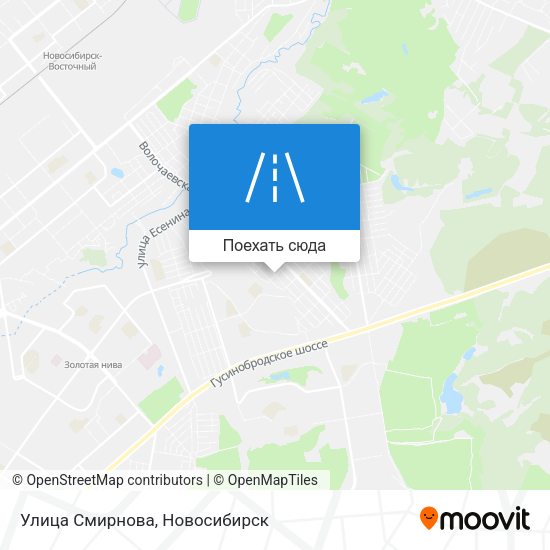 Карта Улица Смирнова