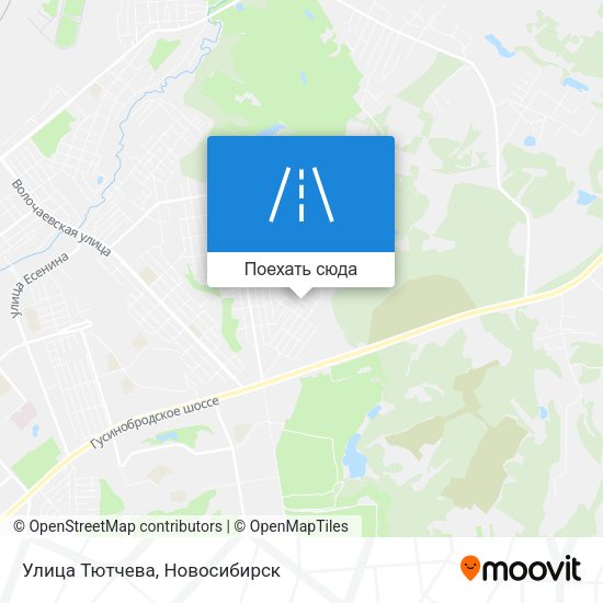 Карта Улица Тютчева