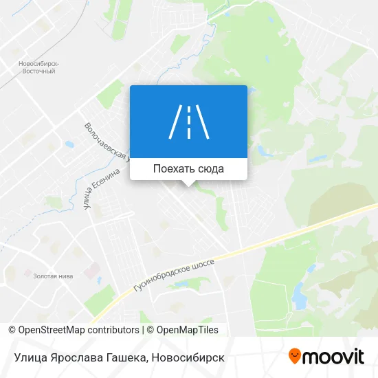 Карта Улица Ярослава Гашека