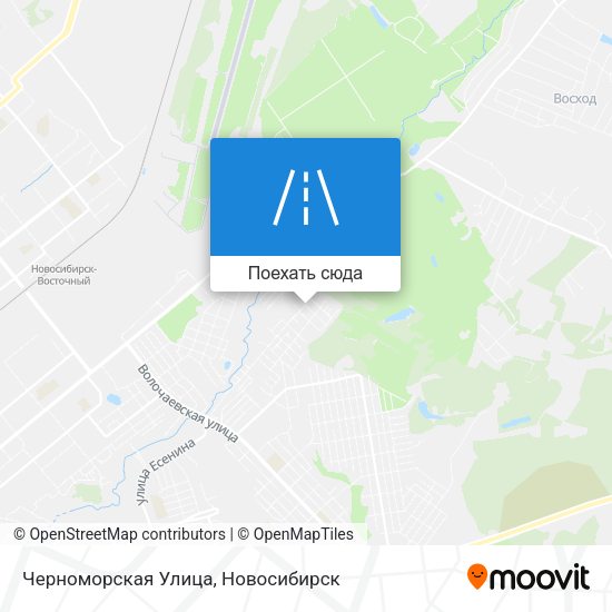 Карта Черноморская Улица