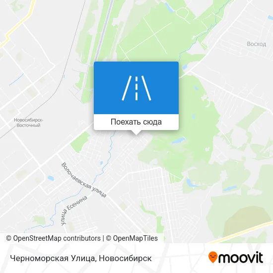 Карта Черноморская Улица