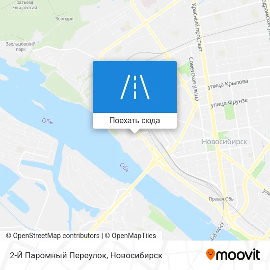Карта 2-Й Паромный Переулок