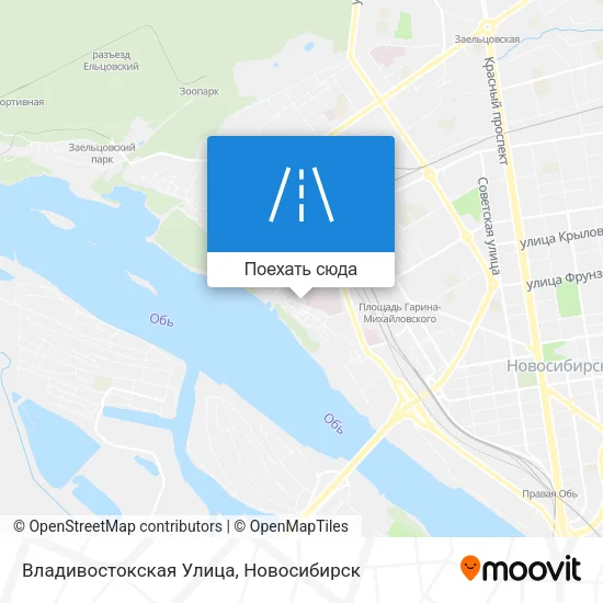 Карта Владивостокская Улица