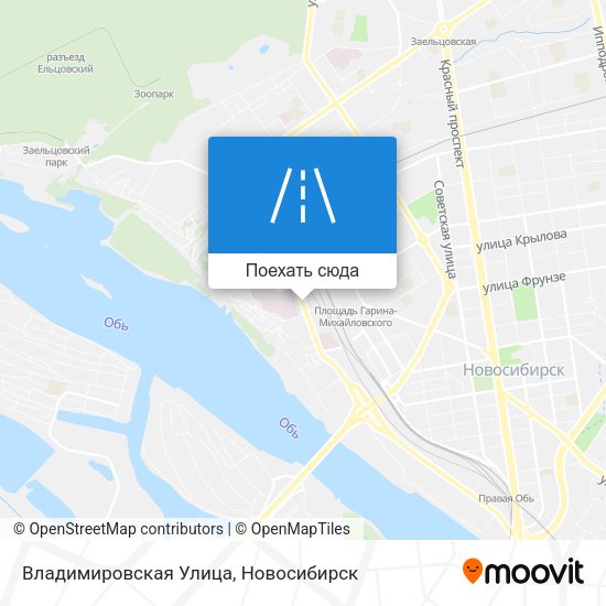 Карта Владимировская Улица