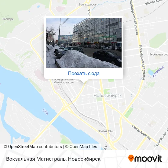 Карта Вокзальная Магистраль