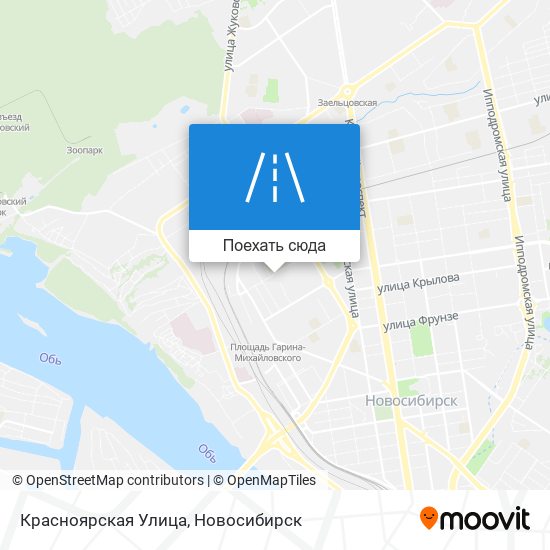 Карта Красноярская Улица