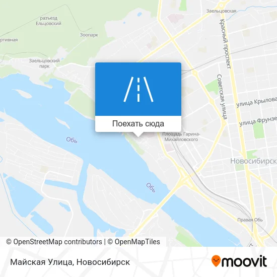 Карта Майская Улица