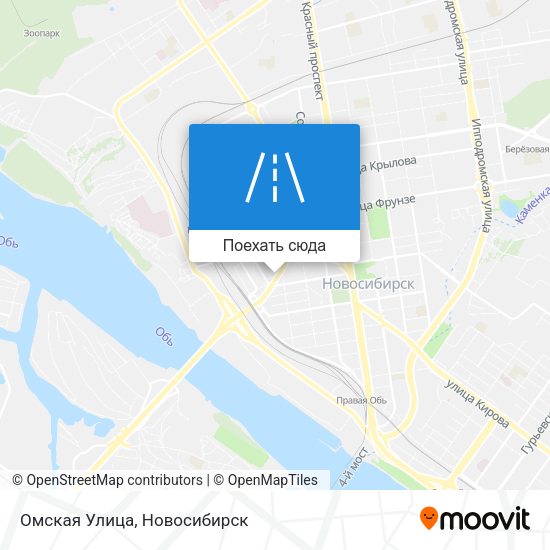 Карта Омская Улица