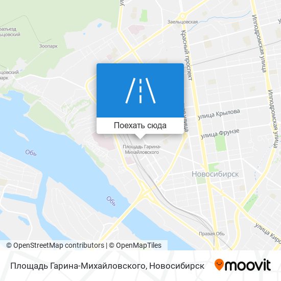 Карта Площадь Гарина-Михайловского