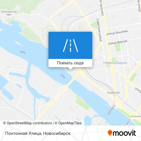 Карта Понтонная Улица