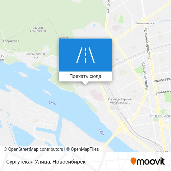 Карта Сургутская Улица