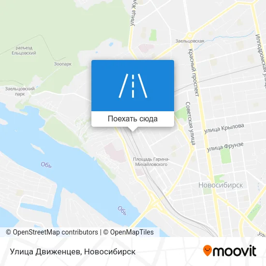 Карта Улица Движенцев