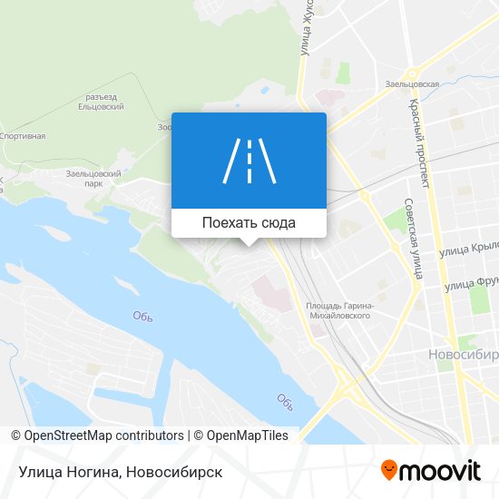 Карта Улица Ногина