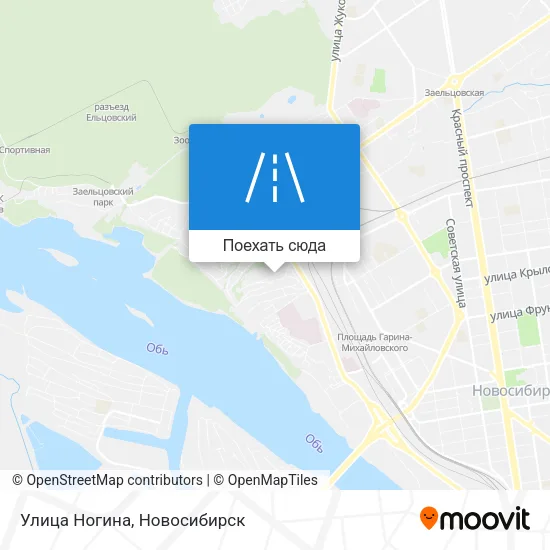 Карта Улица Ногина