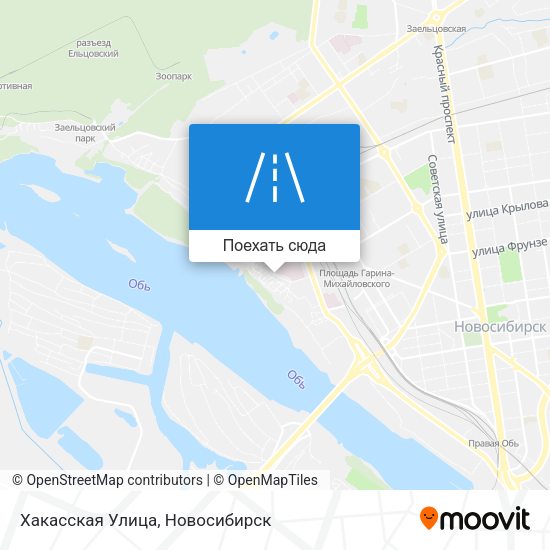 Карта Хакасская Улица