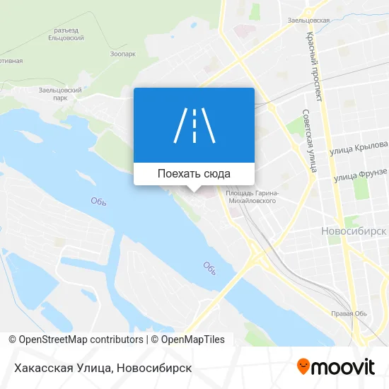 Карта Хакасская Улица