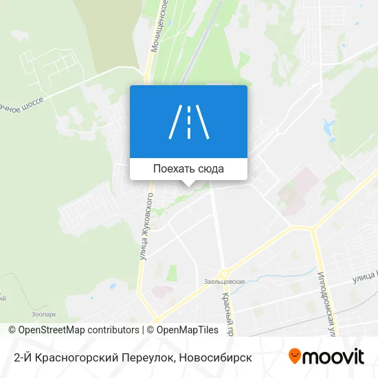 Карта 2-Й Красногорский Переулок