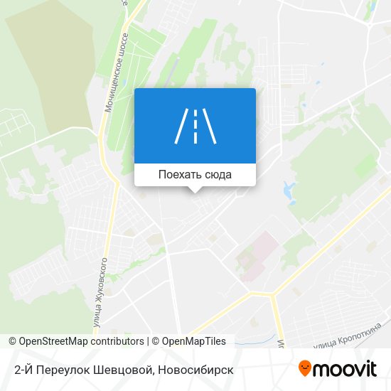 Карта 2-Й Переулок Шевцовой