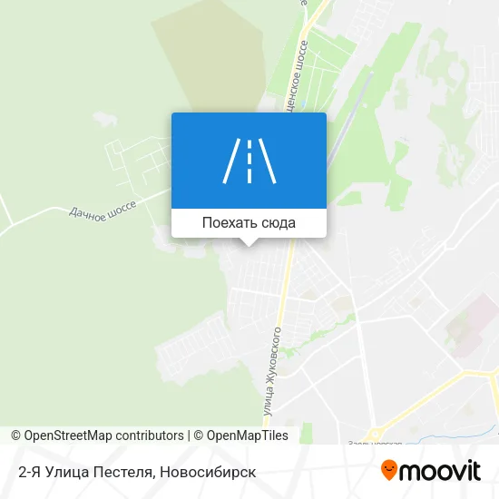 Карта 2-Я Улица Пестеля